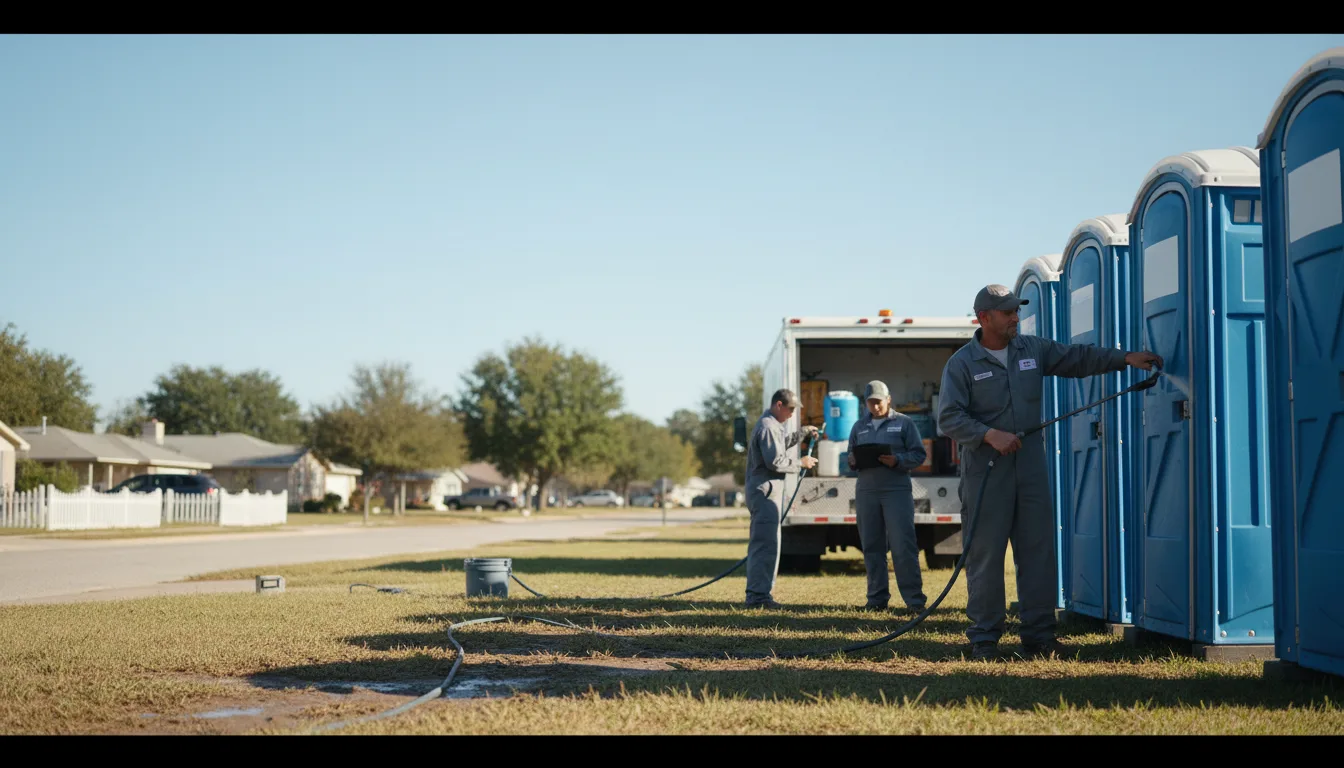 Long-Term Portable Toilet Rental in Bay City, TX near me